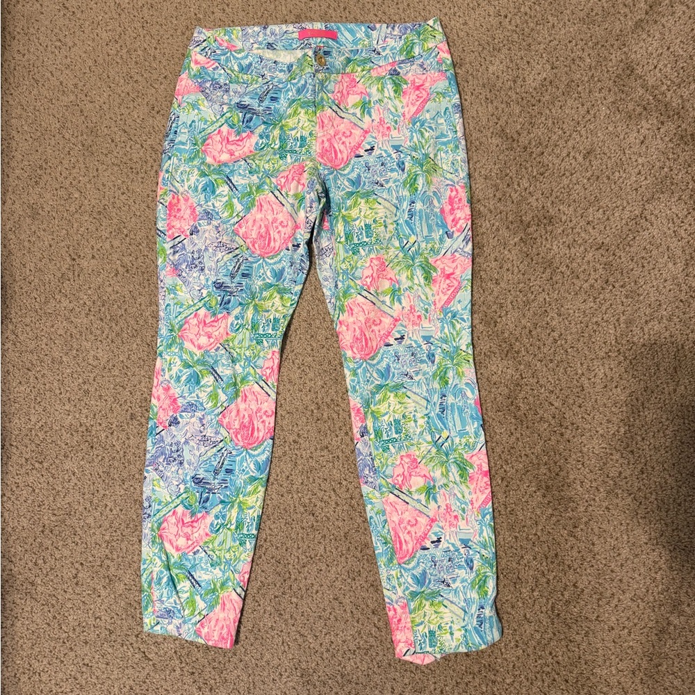 Lilly Pulitzer Kelly Skinny Ankle Pants - Bohemian Queen
